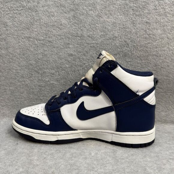 Nike Shoes Womens Size 7.5 Dunk High Midnight Navy Blue Sneakers DB2179-104 - Picture 7 of 10